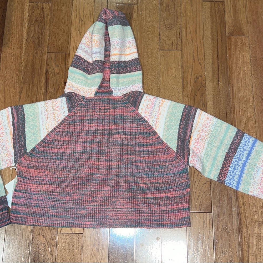 Daily Practice by Anthropologie Hooded Cropped Sweater NWT - Picture 7 of 12